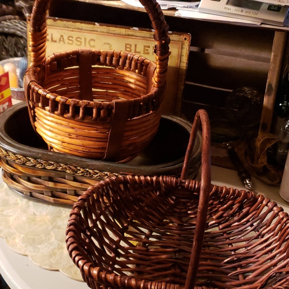 Baskets | Three Rich Toned Baskets